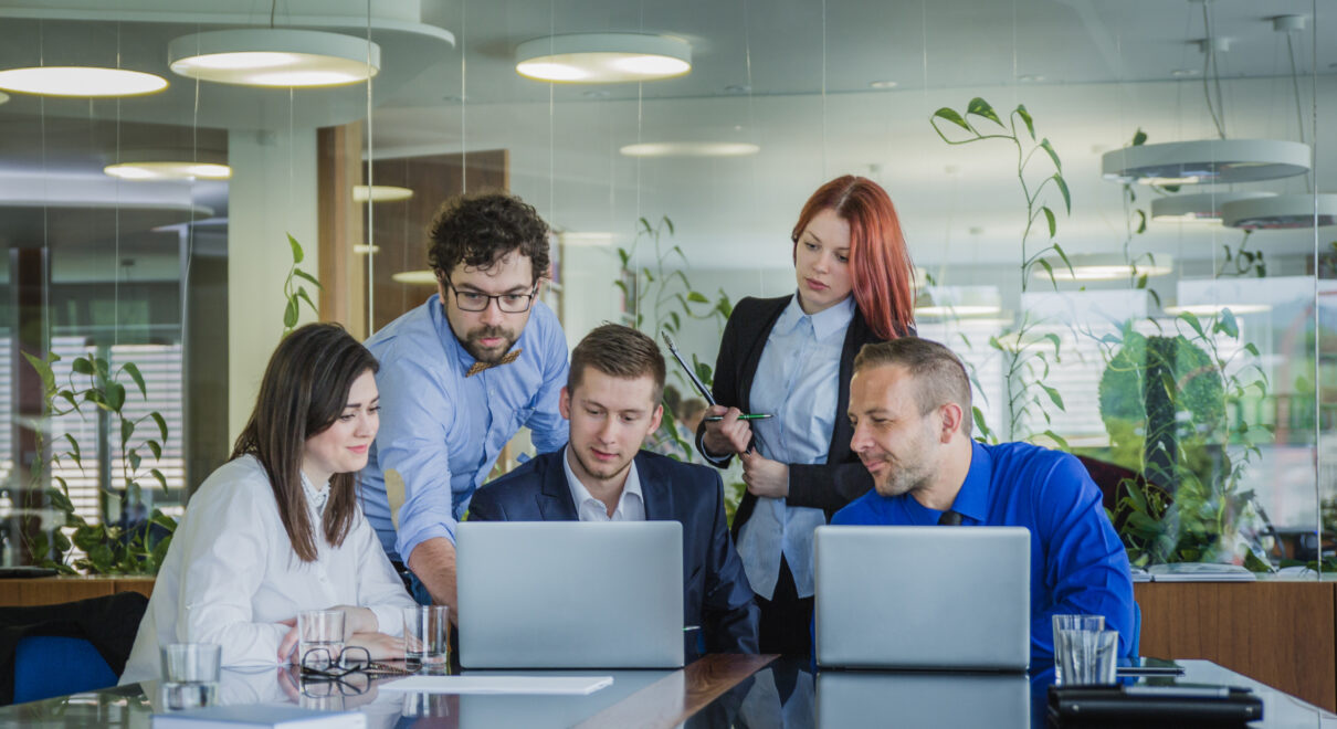 Image of mobile app development discussion